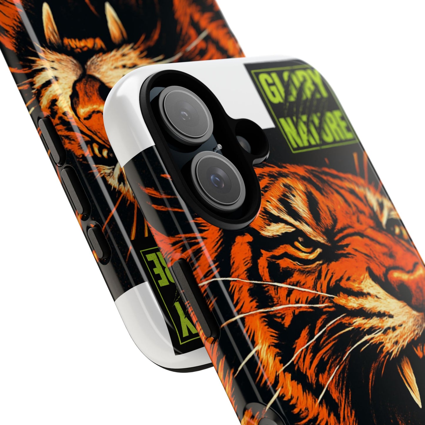 Phone caisse the GLORY NATURE Tiger for IPhone 16
