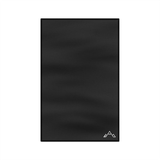 Microfiber Tea Towel - Minimal Black Mountain Corner Logo