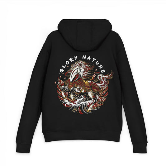 Glory Nature Hoodie — Floral Fox Graphic Pullover