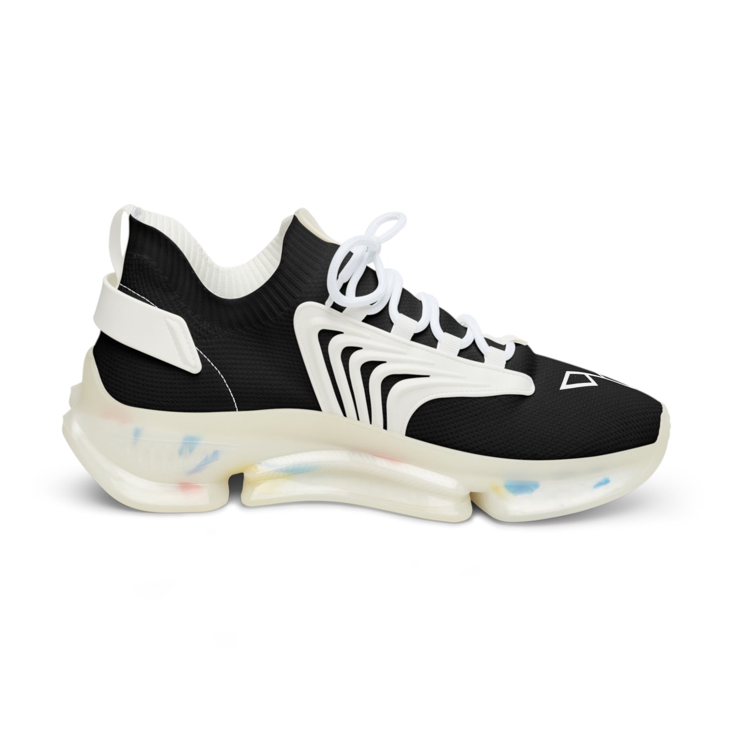 Mesh Sneakers — Men's Lightweight Athletic Shoes with Mountain Logo