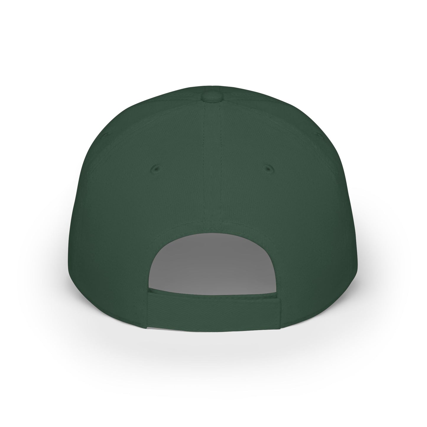 Minimal Mountain Logo Low Profile Baseball Cap — Outdoor Adventure Hat