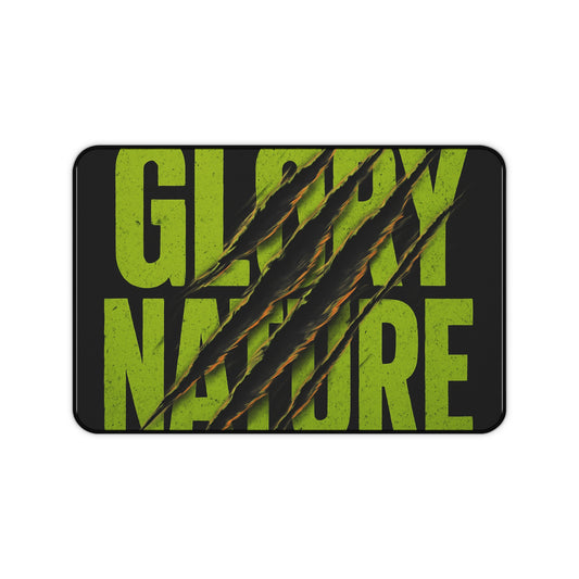 Glory Nature Desk Mat — Green Claw-Slash Gaming Mouse Pad