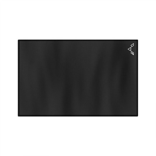 Microfiber Tea Towel - Minimal Black Mountain Corner Logo