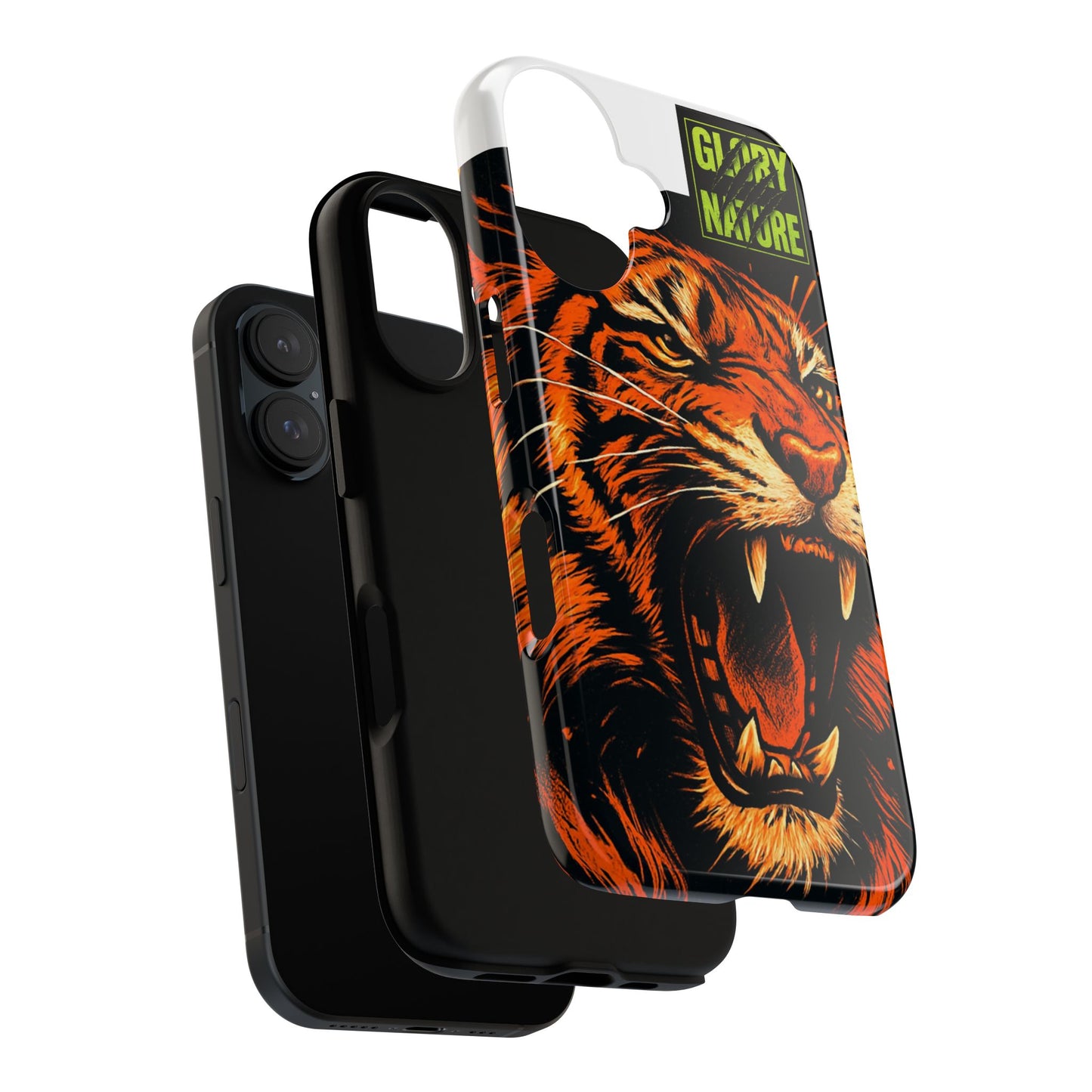 Phone caisse the GLORY NATURE Tiger for IPhone 16