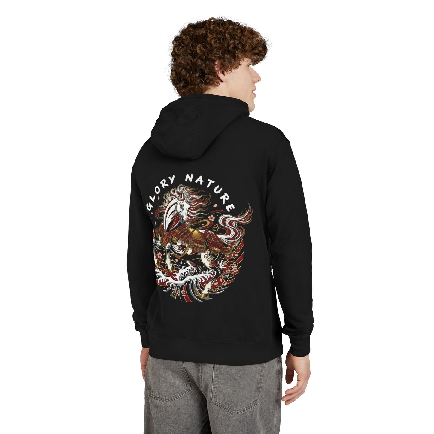 Glory Nature Hoodie — Floral Fox Graphic Pullover