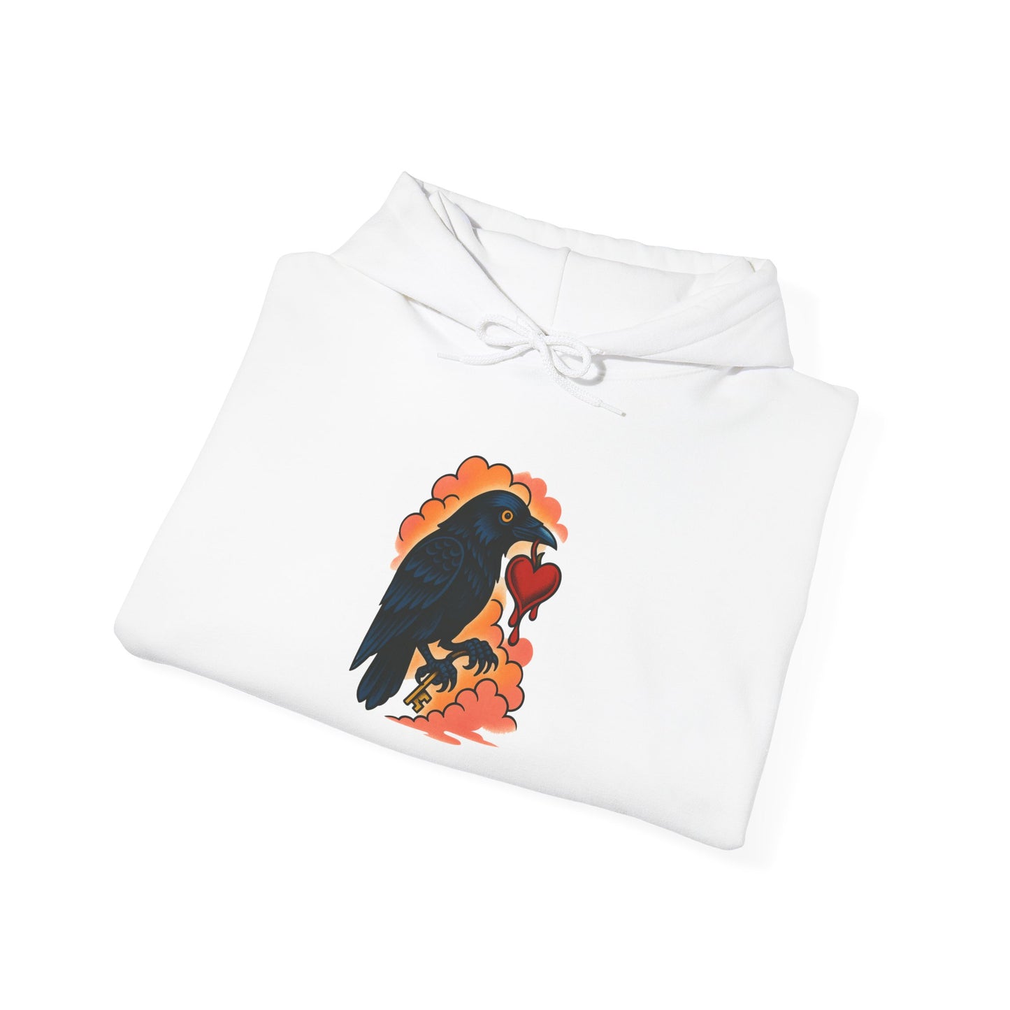 Glory Nature Raven Hoodie — Dark Flight Graphic Pullover