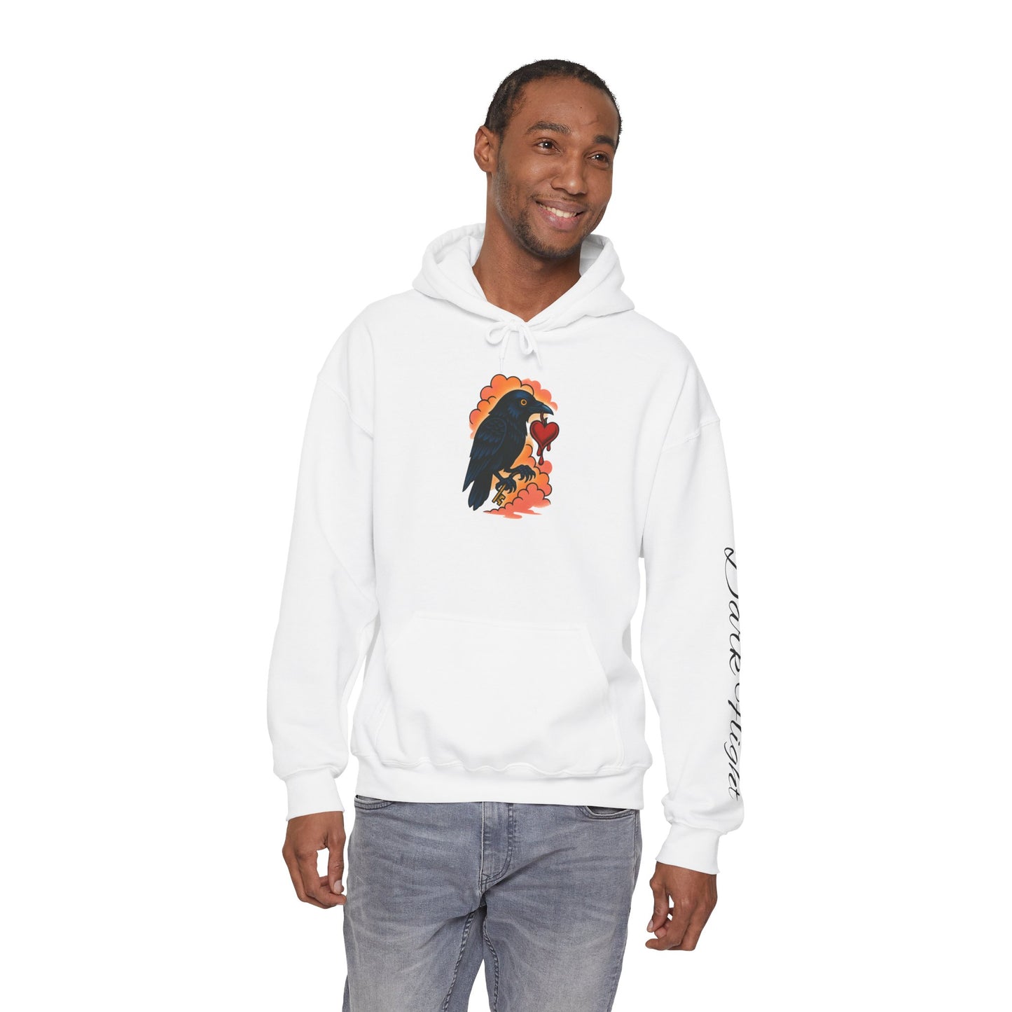 Glory Nature Raven Hoodie — Dark Flight Graphic Pullover