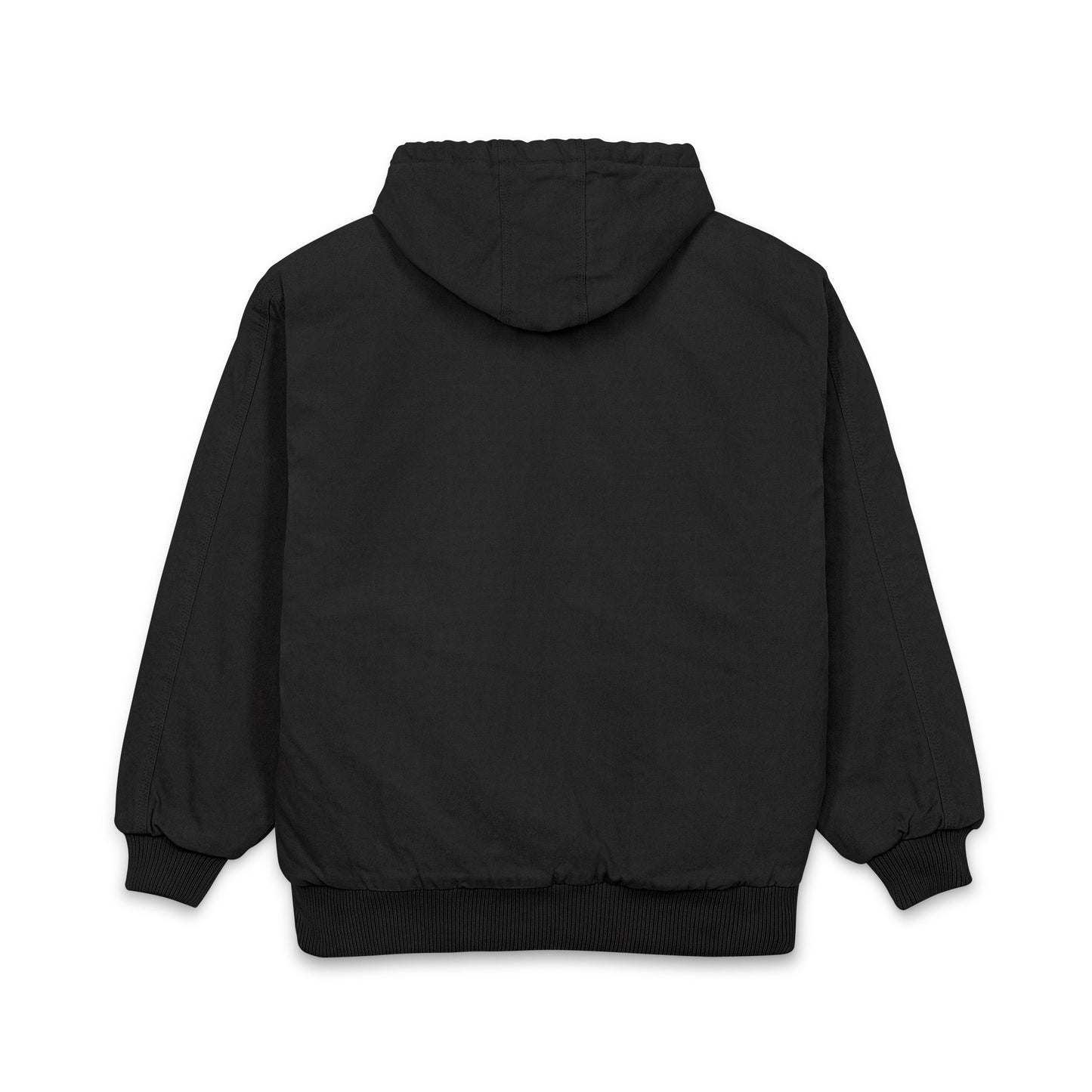 Embroidered Work Jacket – Rugged Hooded Duck Cloth Jacket with Subtle Chest Logo