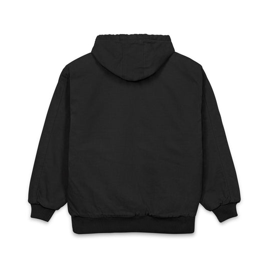 Embroidered Work Jacket – Rugged Hooded Duck Cloth Jacket with Subtle Chest Logo