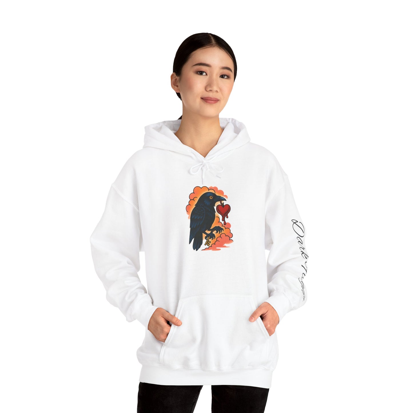 Glory Nature Raven Hoodie — Dark Flight Graphic Pullover