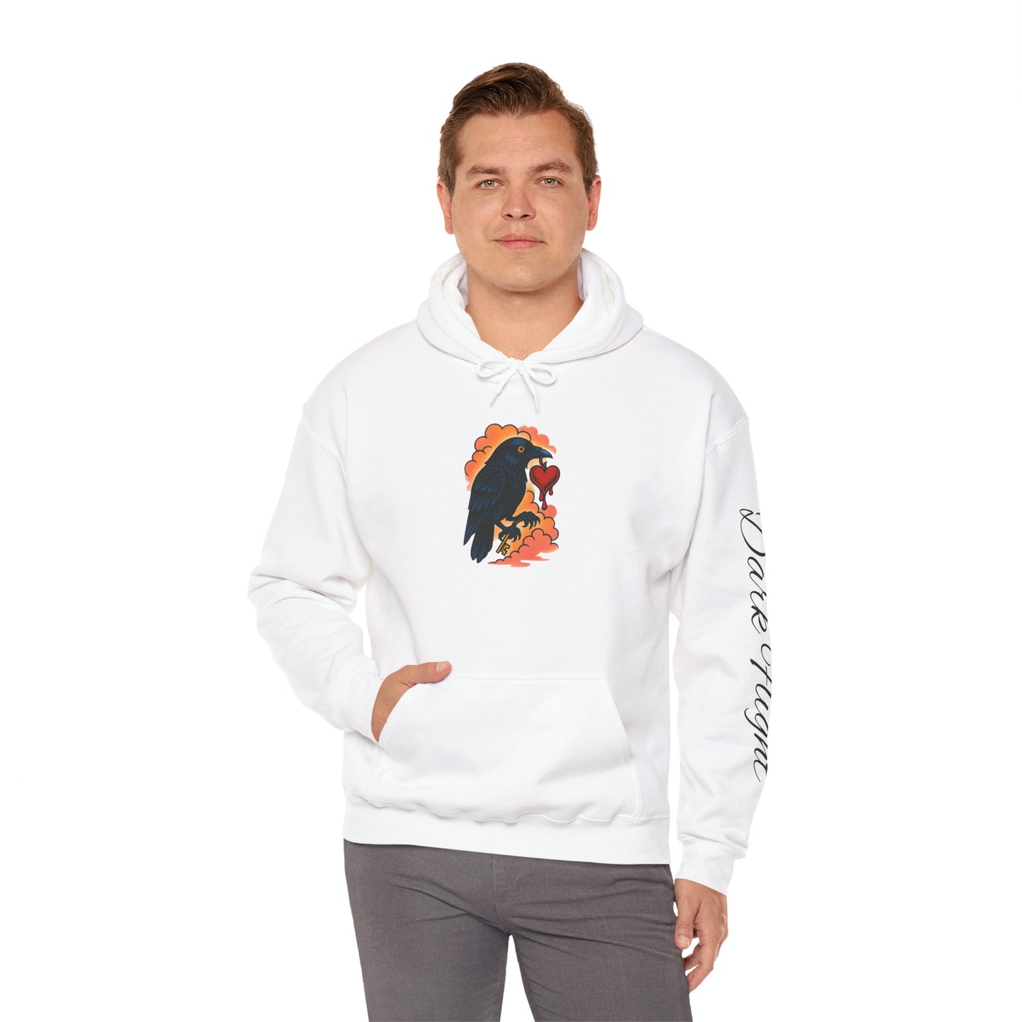 Glory Nature Raven Hoodie — Dark Flight Graphic Pullover