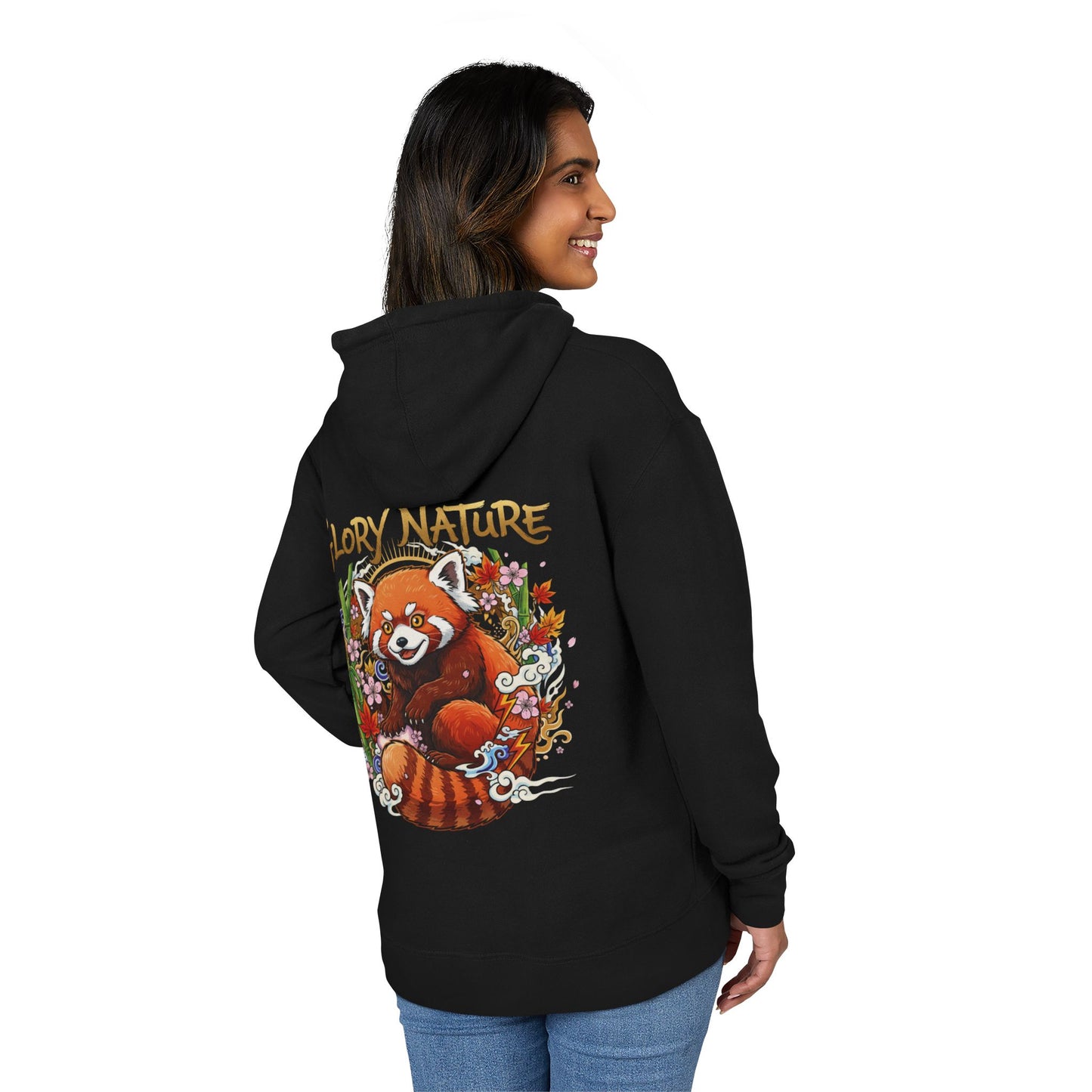 Red Panda Hoodie — 'Glory Nature' Cute Wildlife Graphic Hoodie