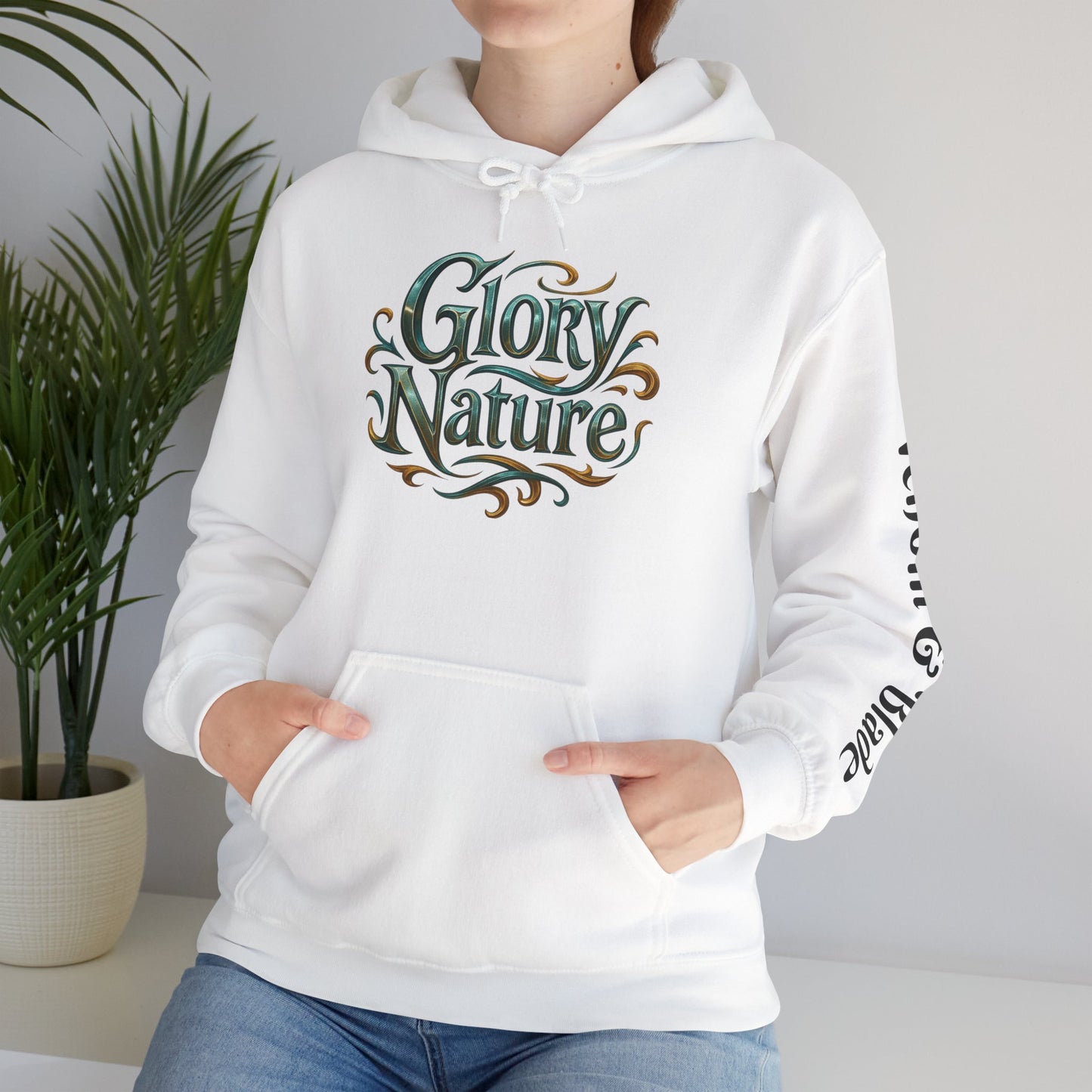Glory Nature Hoodie-Venom & Blade  — Vintage Floral Snake Graphic Sweatshirt