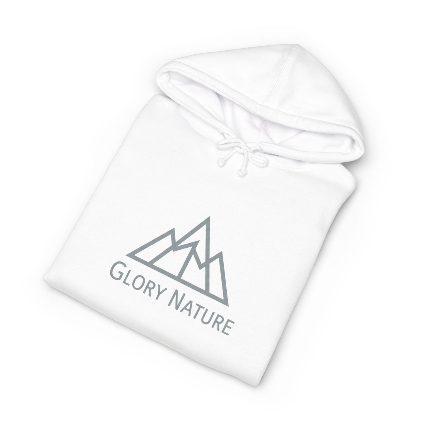 Glory Nature Mountain Hoodie — Minimal Outdoor Logo Pullover