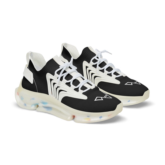 Mesh Sneakers — Men's Lightweight Athletic Shoes with Mountain Logo