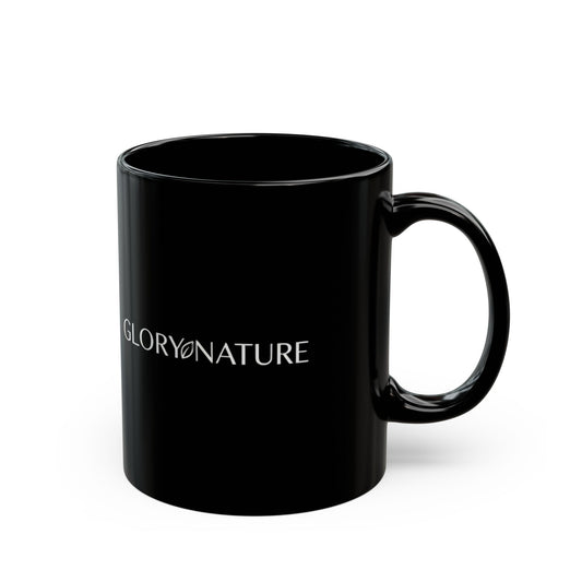 Glory Nature Black Coffee Mug — Minimal Logo Ceramic Mug (11oz & 15oz)