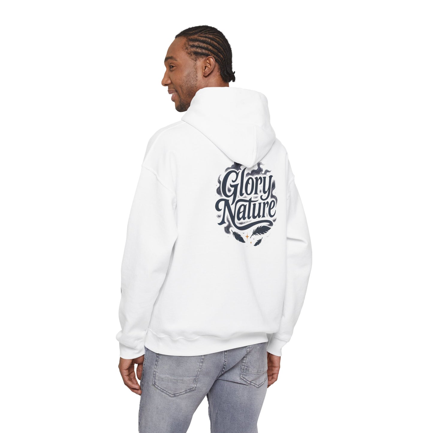 Glory Nature Raven Hoodie — Dark Flight Graphic Pullover