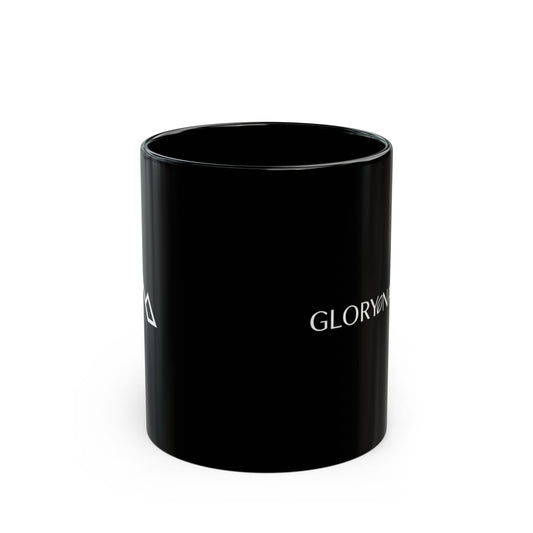 Glory Nature Black Coffee Mug — Minimal Logo Ceramic Mug (11oz & 15oz)