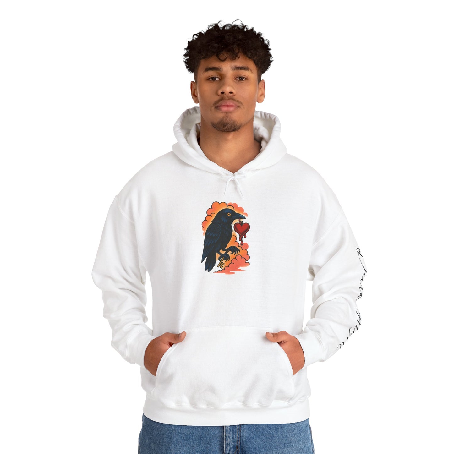 Glory Nature Raven Hoodie — Dark Flight Graphic Pullover