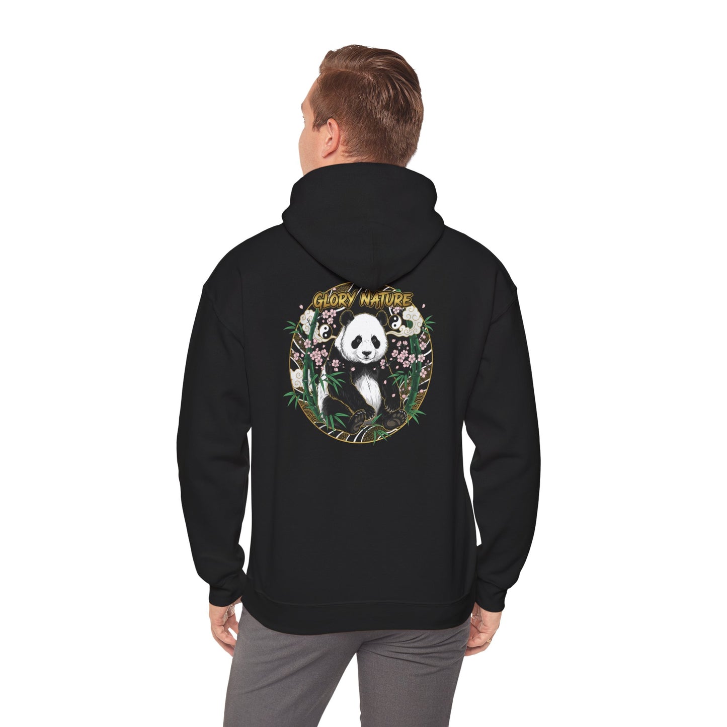 Panda Nature Hoodie — Cozy Wildlife Graphic Hoodie (Glory to Nature)