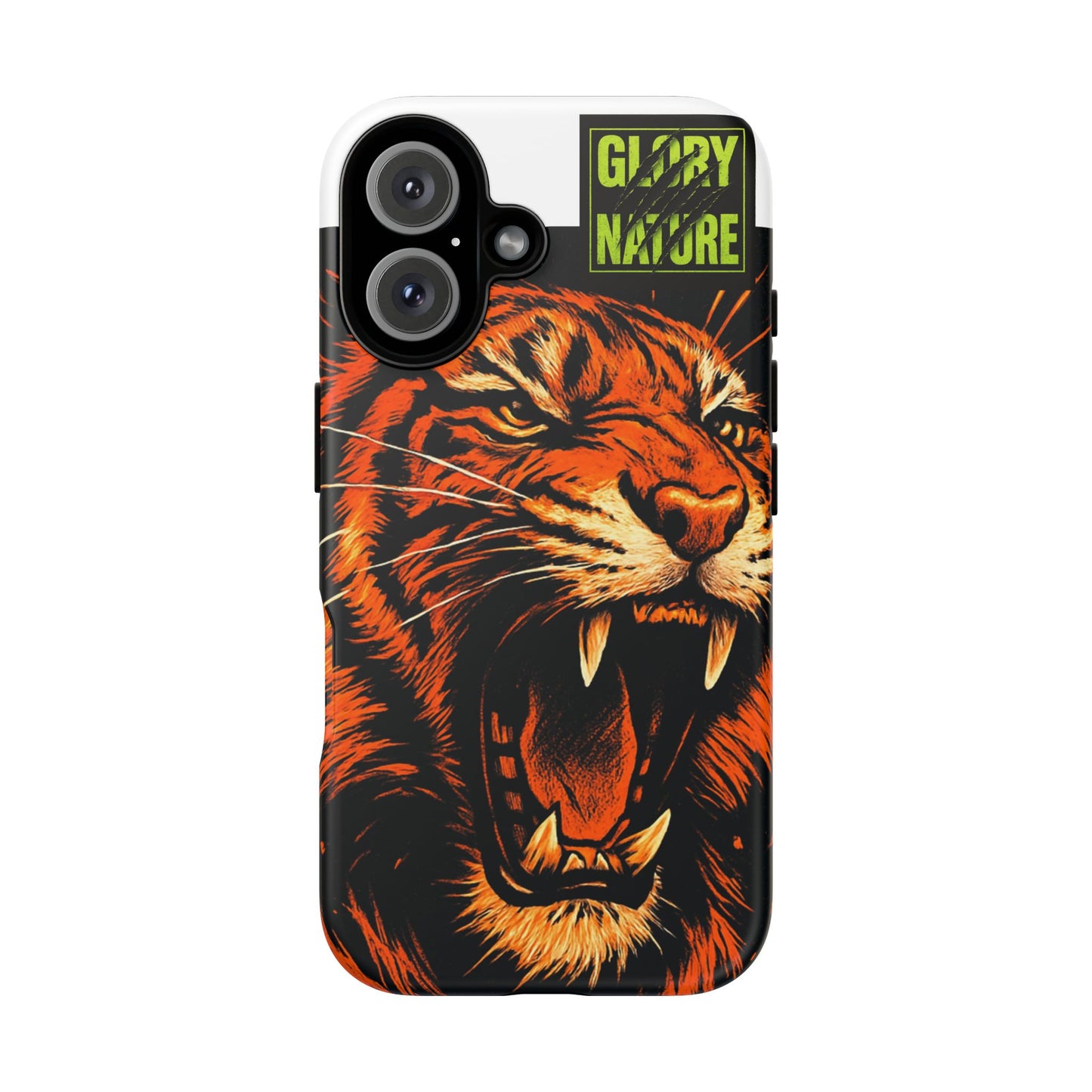 Phone caisse the GLORY NATURE Tiger for IPhone 16