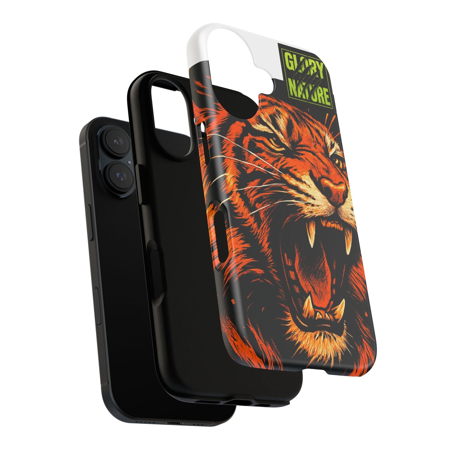 Phone caisse the GLORY NATURE Tiger for IPhone 16